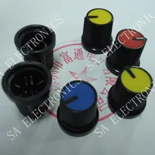 [BELLA] полка благородство мастерство 15 мм пластиковая шляпа полноцветная вращаемая Кнопка потенциометра громкости-200 шт/партия