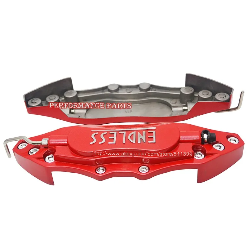 LYJ Universal 3D Car Brake Caliper Cover Aluminum Caliper Cover Kitin