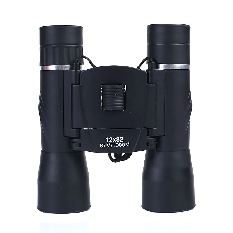 Portable Folding Binocular 12x32 HD FMC Optical Glass Lens