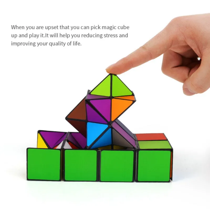 Смешно ABS Magic Cube комбо Бесконечность Cube для снятия стресса анти тревоги стресс EDC Magic Cube Лидер продаж мозг развивающие игрушки
