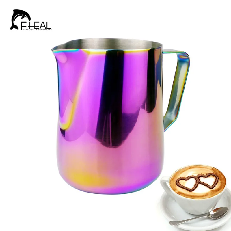FHEAL Coffee Pitcher Frothing Jug Espresso Barista Craft Coffee Latte