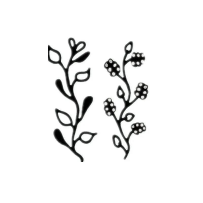 Plant Grass Flowers Metal Cutting Dies for DIY Craft Making Card Album