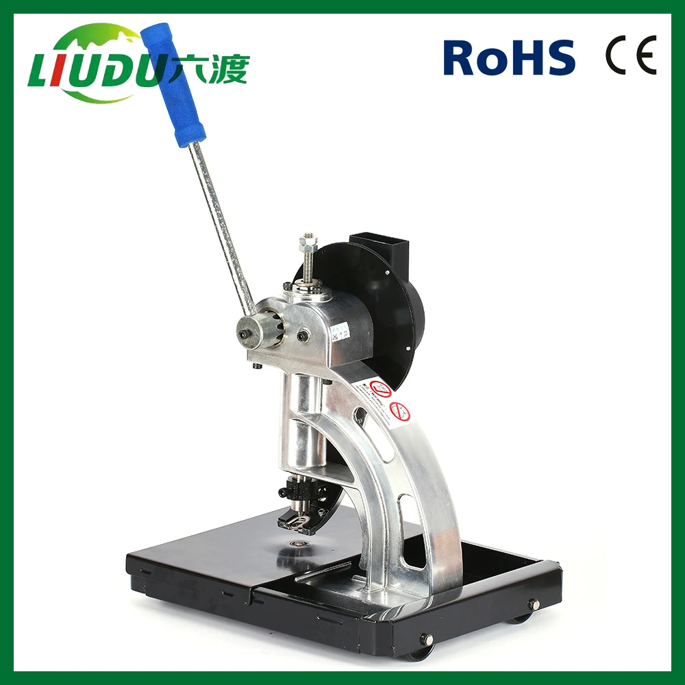 10mm semi automatic grommet machine with 2 boxes 10mm nickel grommets(internal diameter)in