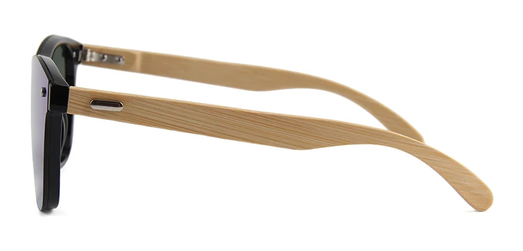CONCHEN Новое поступление деревянные солнцезащитные очки для Для женщин Брендовая Дизайнерская обувь UV400 линзы с зеркальным покрытием модные бамбуковые очки