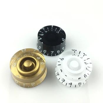 

1 Piece volume tone Potentiometer(POT) Knobs For Electric Guitar Bass gear switch cap