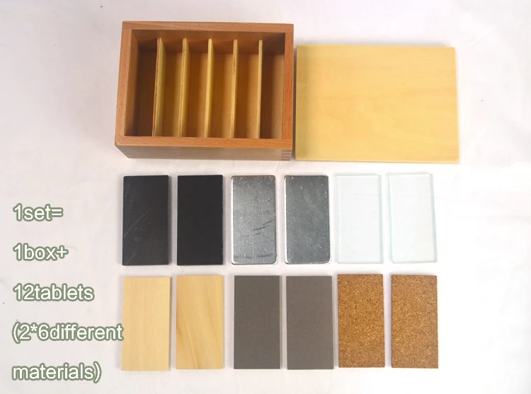 

3009 Thermo Tablets montessori toys educational wooden materials set teaching cylinders beads baby kinds toys school