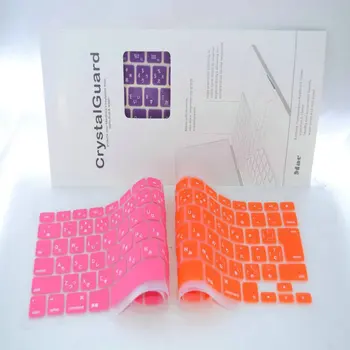 

Japanese EU keyboard Cover For Macbook Air Pro Retina 13 15 17 Protective Stickers For Laptop Skin Film