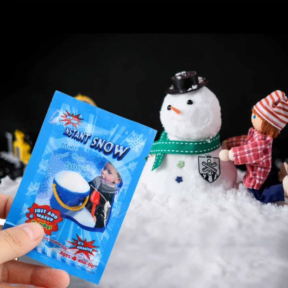 

1 Pack Christmas Fake Magic Instant Snow Fluffy Super Absorbant Party Decorations For Christmas Wedding Artificial Snow Dropship