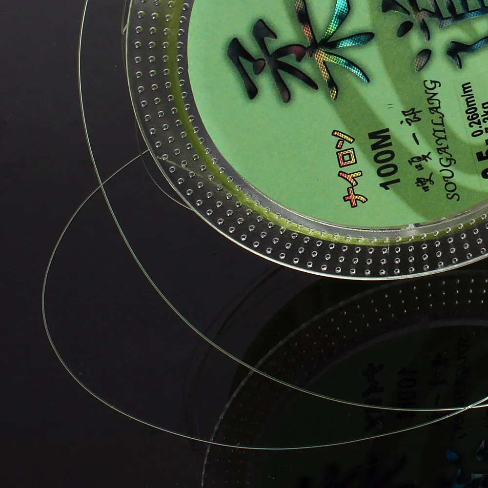 100m Fluorocarbon Fishing Line 0.6#-7# Leader Wire Fishing Cord Accessories the Flurocarbone Winter Rope Fly Fishing Lines