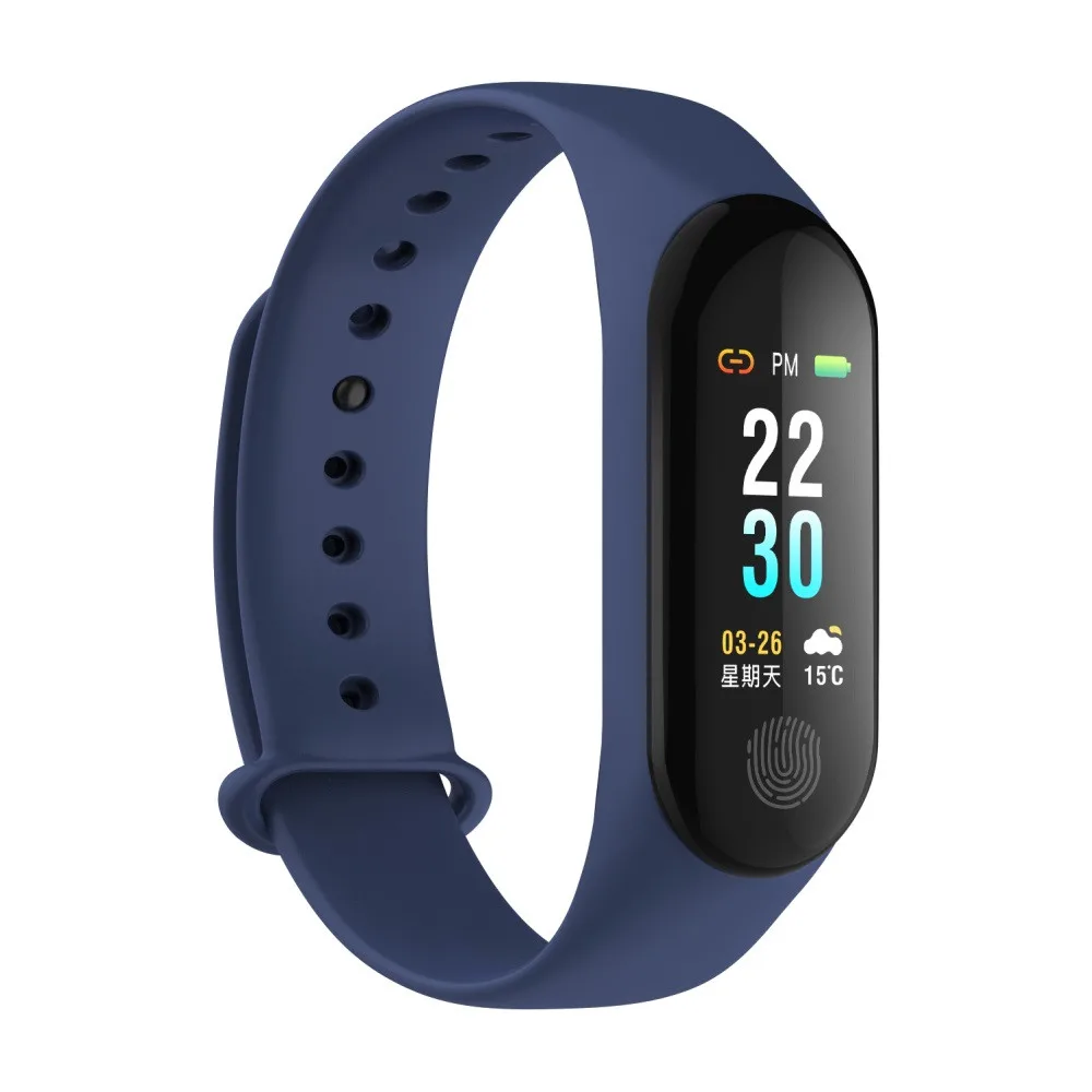 Смарт часы M3PLUS с монитором кровяного давления пульсометром Bluetooth фитнес amazfit bip ip68