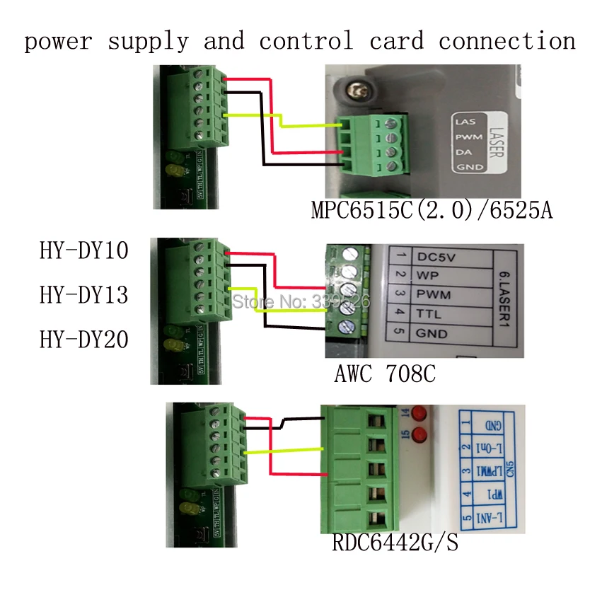 connection card and power