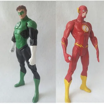 

Super Hero Action Figures Toys The Flash Of Two Worlds Green Lantern Don't Give In To Fear PVC Model Toys Gift 20 CM BN006