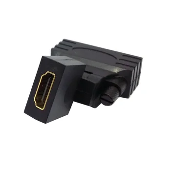 

DVI Male to HDMI Female 360 Degree Rotating Swivel Adapter for HDTV Video Card 1080p