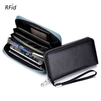 

M-Yancy RFID Mens Designer Wallets Russian Driver License Passport Cover Cow Leather Credit Card Holders Wallet Female Purses