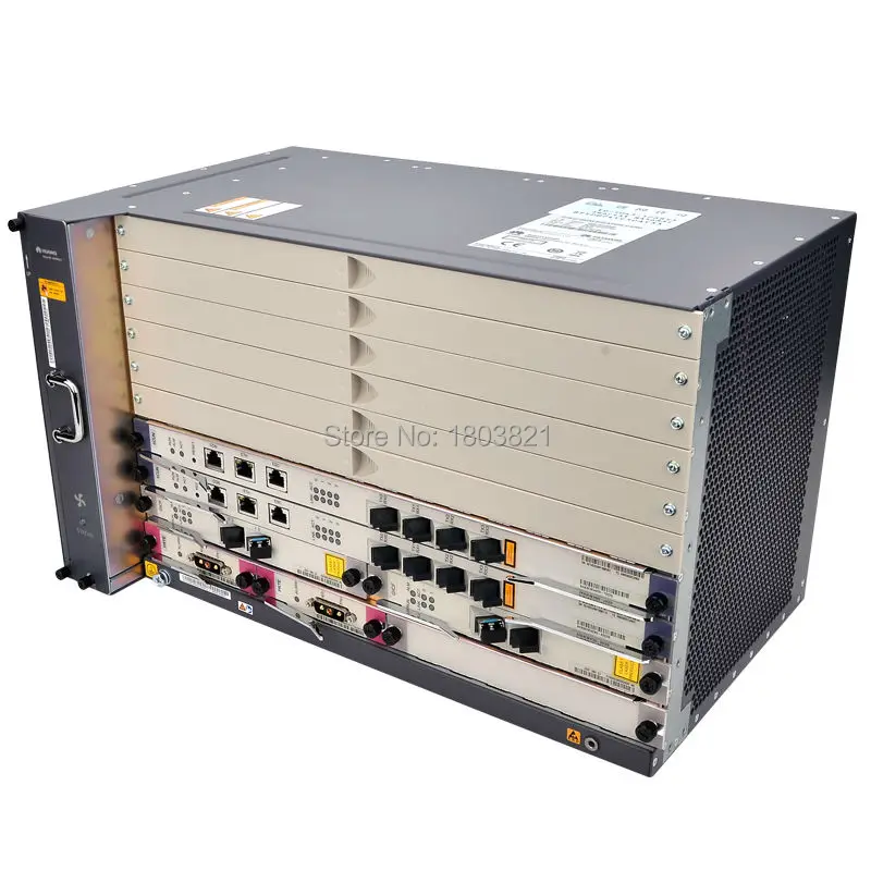 Hua wei 19 дюймов MA5683T FTTH Opitcal линейный терминал OLT устройство с 1GE Uplink GICF * 1 PRTE SCUN плата