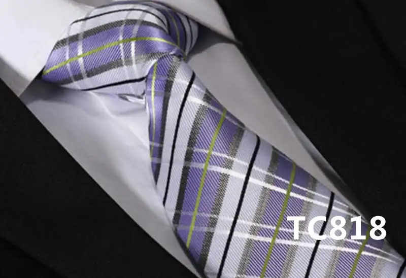 Тканый мужской галстук, Карманный платок# TC8 HISDERN Check, вечерние, свадебные, 3,4 дюймов, шелковый галстук, платок