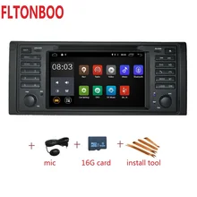 Android 9 per bmw X5, M5, E53 piatto dvd dell’automobile, navigazione gps, wifi, radio, BT, volante Canbus Libero 8g mappa, mic, touch screen