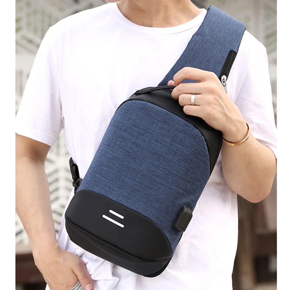 

New Arrival Crossbody Bags Men Anti-theft Chest Pack Summer Short Trip Messengers Bag Water Repellent Shoulder Bag