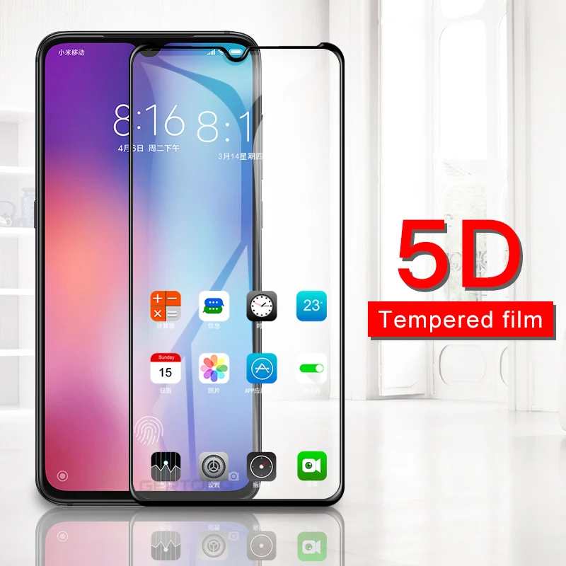 Настоящее 5D изогнутое закаленное стекло для Xiaomi mi cc9 9T Pro mi 9 SE 8 Lite mi 9 mi 8 Explore ore полное покрытие защита экрана 3D 4D стекло