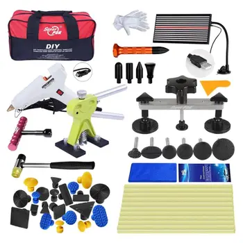

PDR Tools Paintless Dent Removal Car Repair Tools Line Board Glue Gun Puller Kit with tool Bag