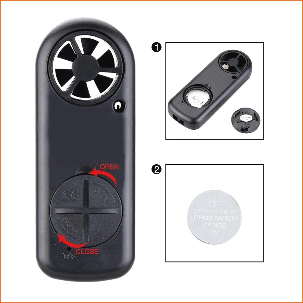 RZ Anemometer Wind Meter Anemometro Lcd Digital Wind Speed Meter Sensor Portable 0-30m/S GM816 Mini Anemometer Speed