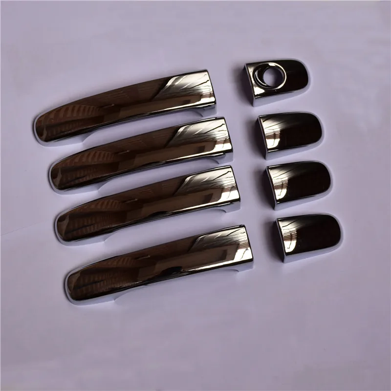 

CAR STYLING door handle cover FIT For Ford Everest Ranger T7 2017 ABS CHROME car accessories Door Handle Bowl Frame Cover