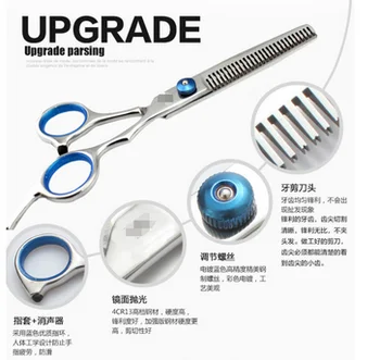 

by dhl or ems 100pcs Cutting Thinning Styling Scissors Stainless Steel Salon Hairdressing Shears Regular Flat Teeth Blades new