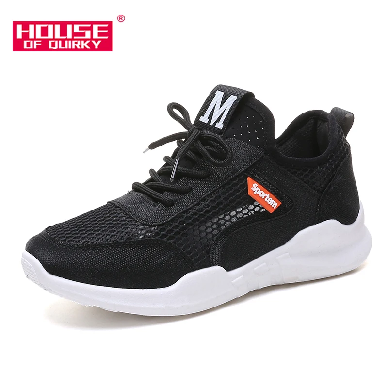 

2019 New Mesh Breathable Women's Sneakers Flat Spring Women Shoes Female Vulcanized Ladies Lace Up Casual soft walking Shoes