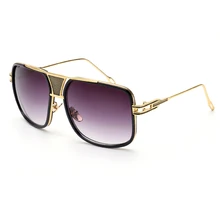 Souson 2017 Square Vintage Men Sunglasses Metal Frame Retro Goggle Design Oversized Sunglasses Men SteamPunk Sunglasses