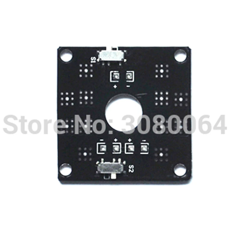 

CC3D PDB power distribution board PCB for FPV QAV250 integrated dual switch to control the led