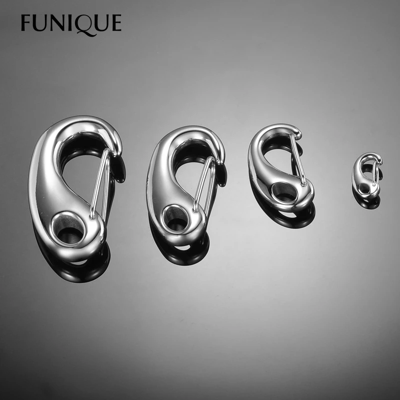 

FUNIQUE 1PC Stainless Steel Glaze Lobster Clasps for Key Chain or Necklace DIY Jewelry Findings