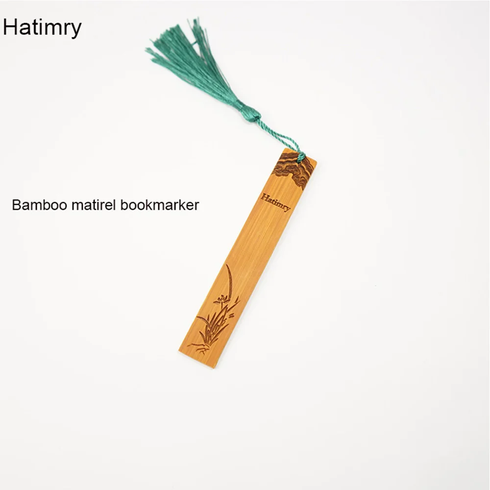 Hatimry Bamboo matirel Закладка marque page marcador de book mark livro закладки для книг index marcapaginas канцелярские товары