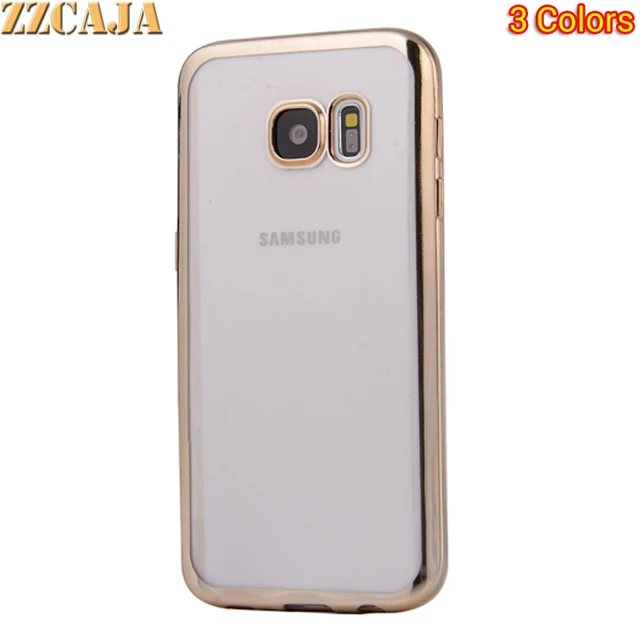 For Samsung Galaxy S7 Edge Cover Luxury Soft Smooth Transparent