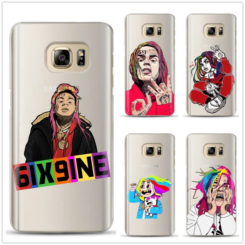 

Hip Hop Rapper Tekashi 69 6ix9ine Case For Coque Samsung Galaxy S6 S7 Edge S8 S9 J3 J5 J7 A5 2017 J4 J6 A6 A8 Plus 2018 Note 8 9