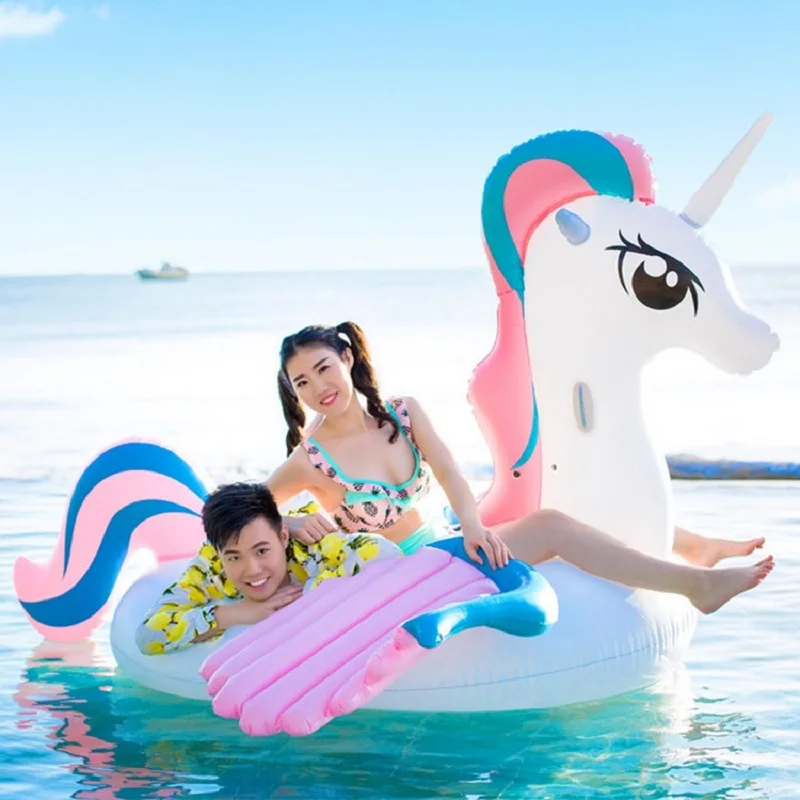 

Outdoor inflatable water toy portable Adult children unicorn and flamingo and Rhubarb duck pool party
