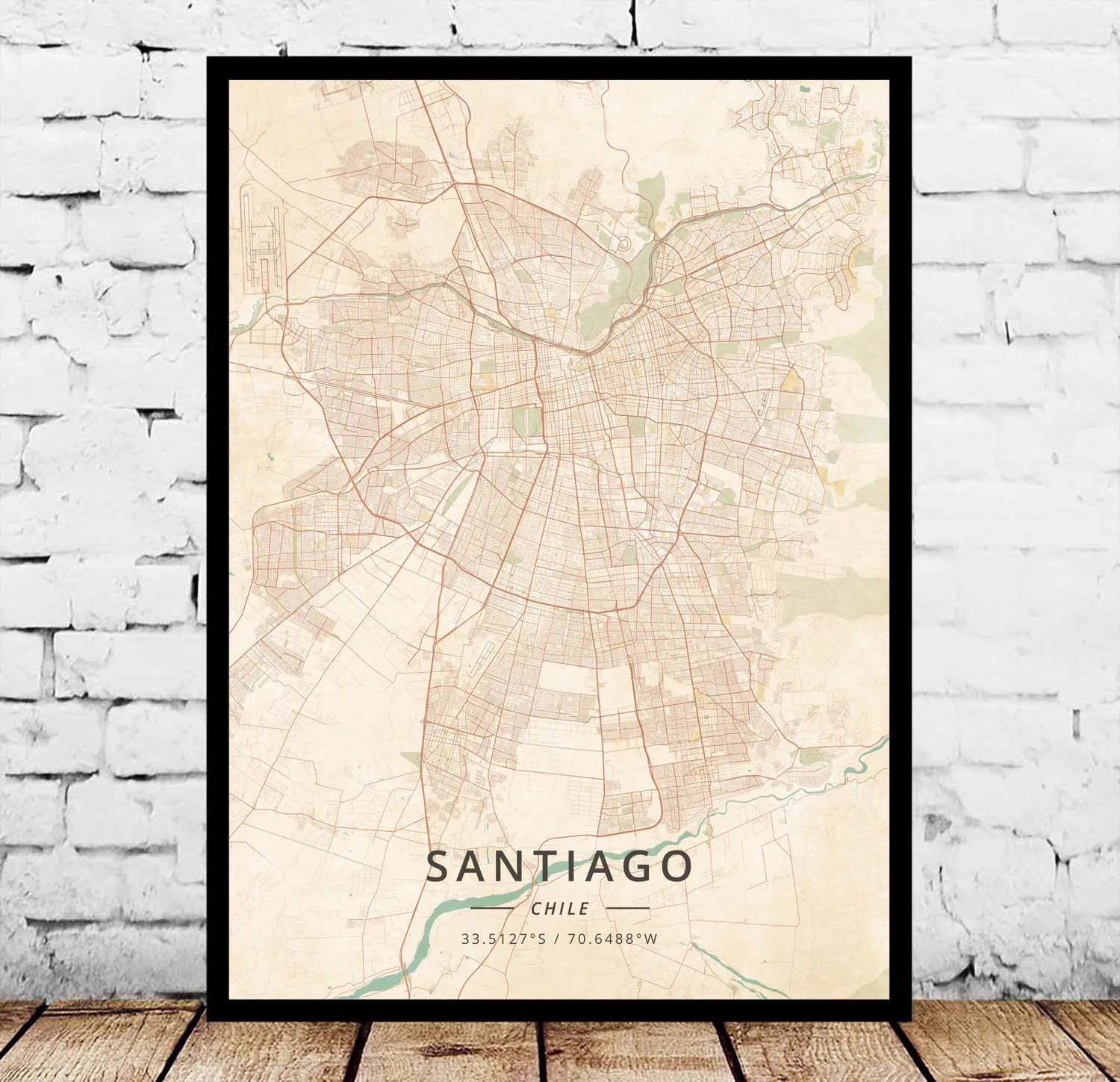 

Santiago Chile Poster