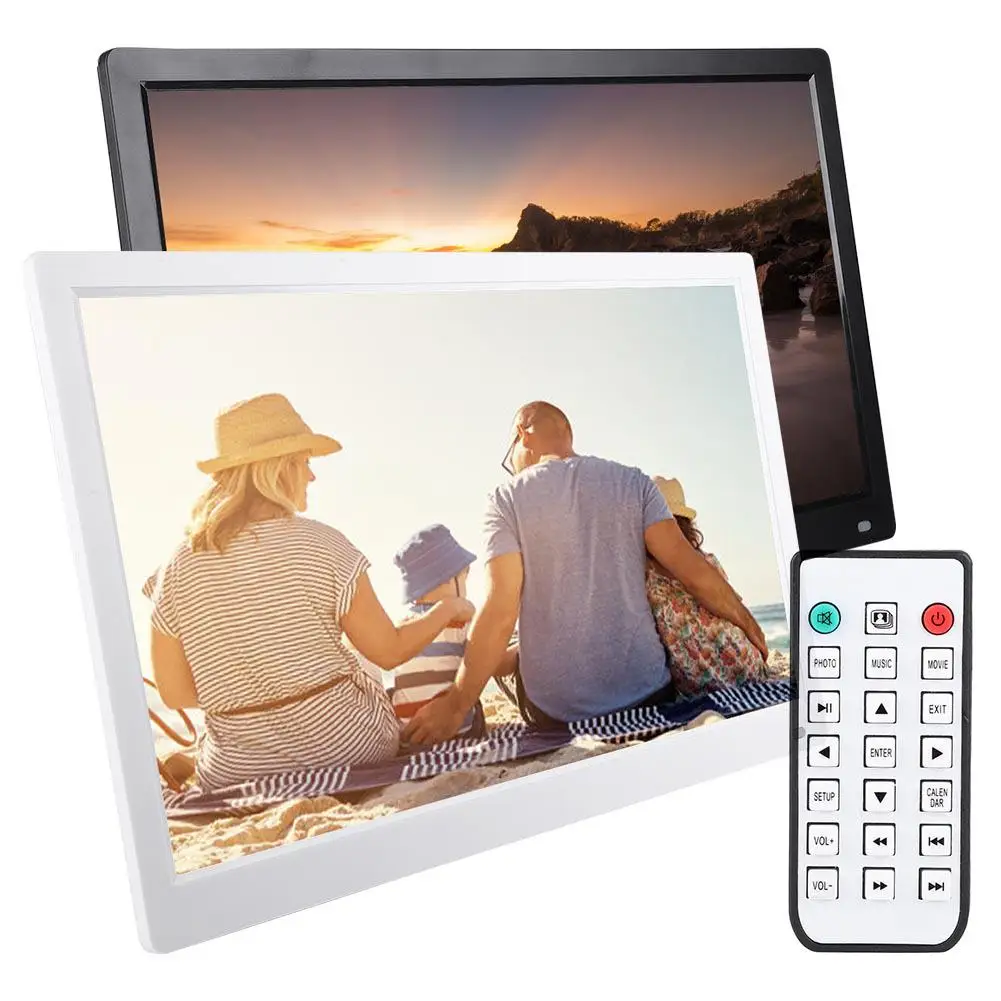 XCLT-1730IPS 17," HD экран Цифровая фоторамка электронный альбом киноплеер AC100-240V высокого качества