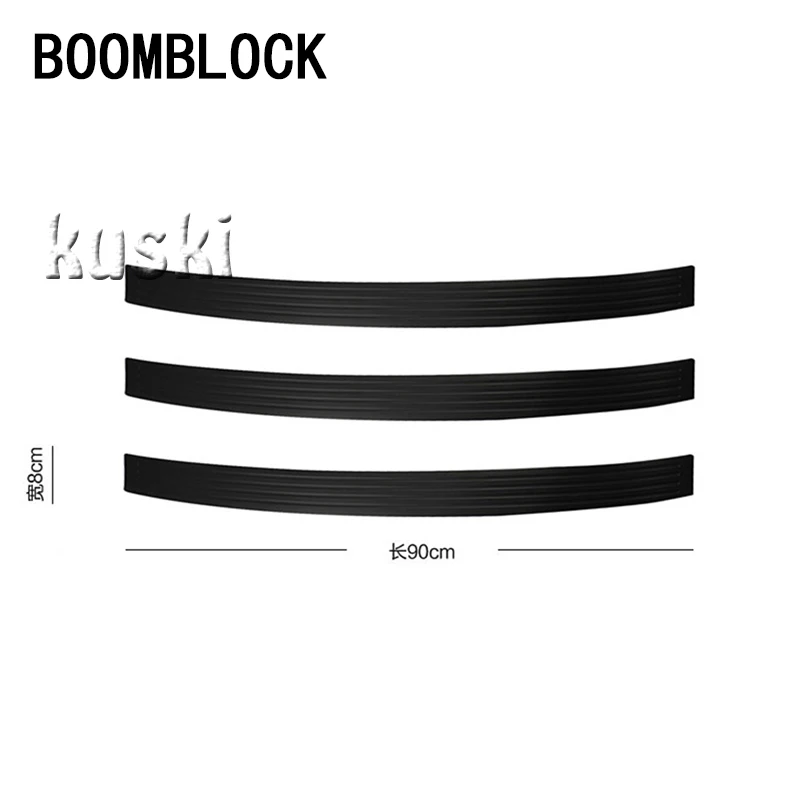 BOOMBLOCK Автомобильная накладка на задний бампер защитная Накладка порог