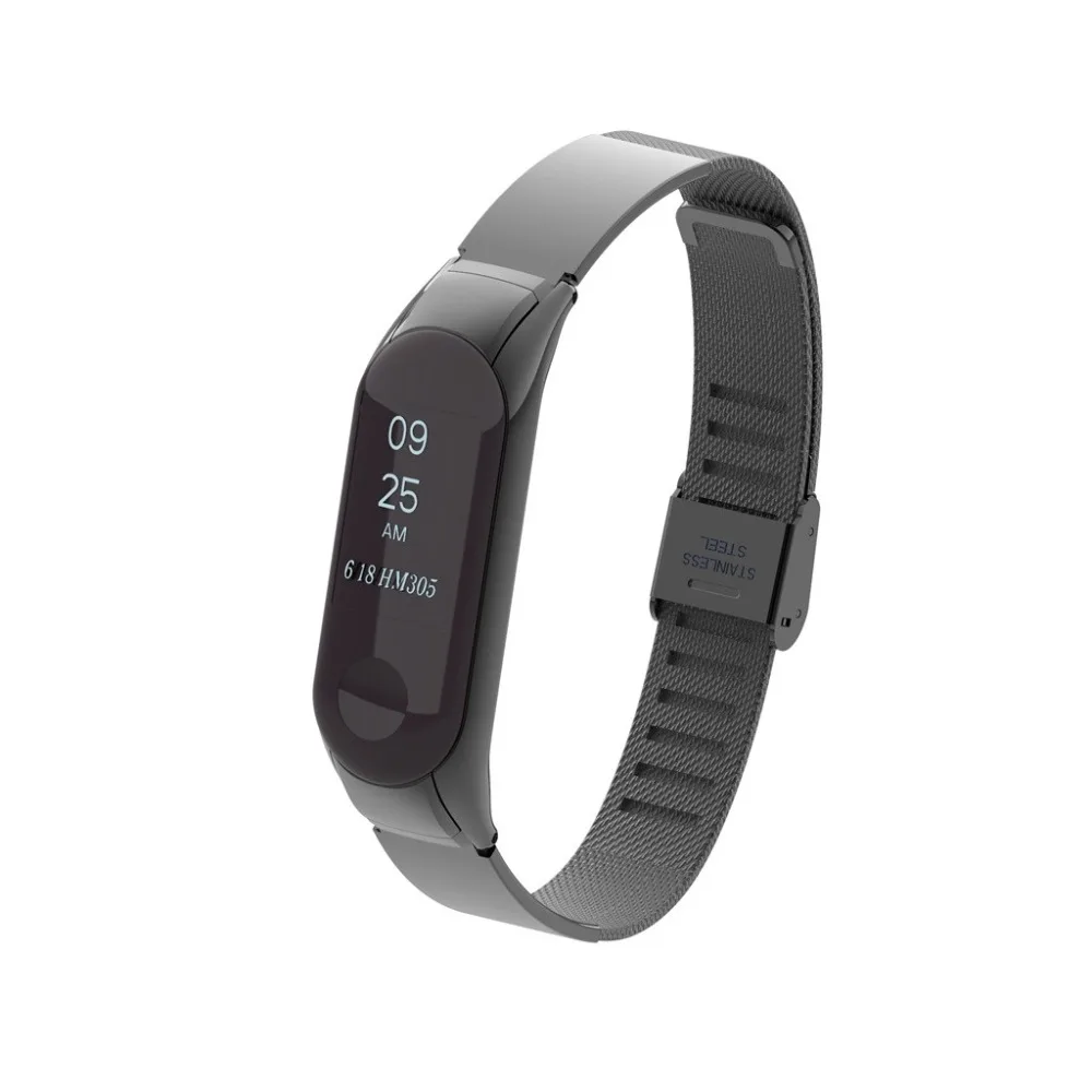 Роскошный ремешок на запястье для Xiaomi Mi Band 3 Xiomi Xaomi Miband Band3 Миланская Магнитная