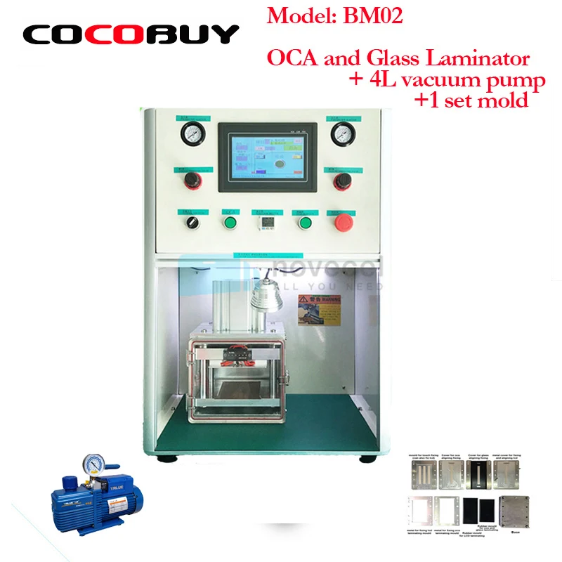 

NOVECEL BM02 LCD Screen laminating Machine /vacuum Laminator for Cell Phone LCD Refurbish for Samsung and iphone
