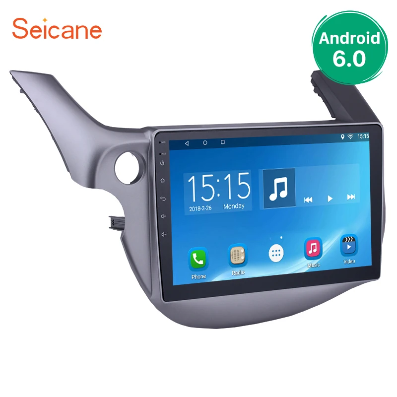 

Seicane 2Din Android 6.0/7.1/8.1 10.1" GPS Navi Car Radio Stereo Wifi Touchscreen Multimedia Player Head Unit For Honda Fit