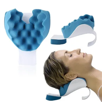 

Travel pillow Neck Fitness Massage Head Neck Tension Release Pillow Anti Stress Headaches Pain Relief Correction Posture
