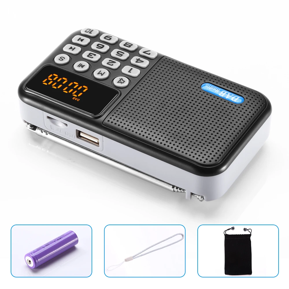 Портативный DAB цифровой радио мульти Функция приемник цифрового + FM Bluetooth стерео