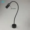 black Flexible Hose 3W LED Modern Wall Lamp with switch led  Lamp Bedside Reading Light Study Painting Wall Lighting 1
