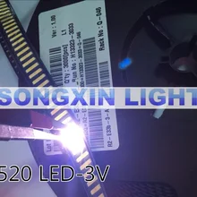 200 шт. для LG SMD 8520 светодиодный Innotek светодиодный Светодиодный Подсветка 0,5 Вт 8520 3V холодный белый 50-55LM ТВ Применение