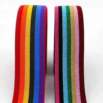 

5cm Lace Elastic Bands Black White Net Webbing Rubber Waist Band 50mm DIY Craft Supply For Bag Underwear Skirt Pants Accessory