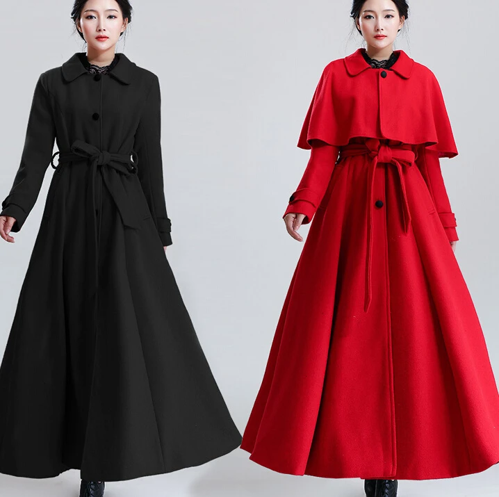 floor length maxi coat