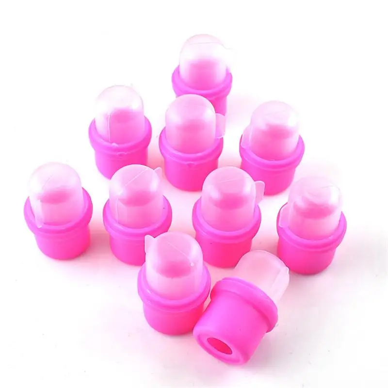 

10Pcs Wearable Nail Soak Soaker Polish Remover DIY Nail Art Tool Acrylic UV Gel Polish Remover Soaker Clip Soaker Caps
