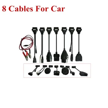 

2019 Adapter Cables for car OBD2 OBDII Cars Diagnostic Interface Tool Full Set 8 Car Cables For VD TCS CDP Pro plus Cable