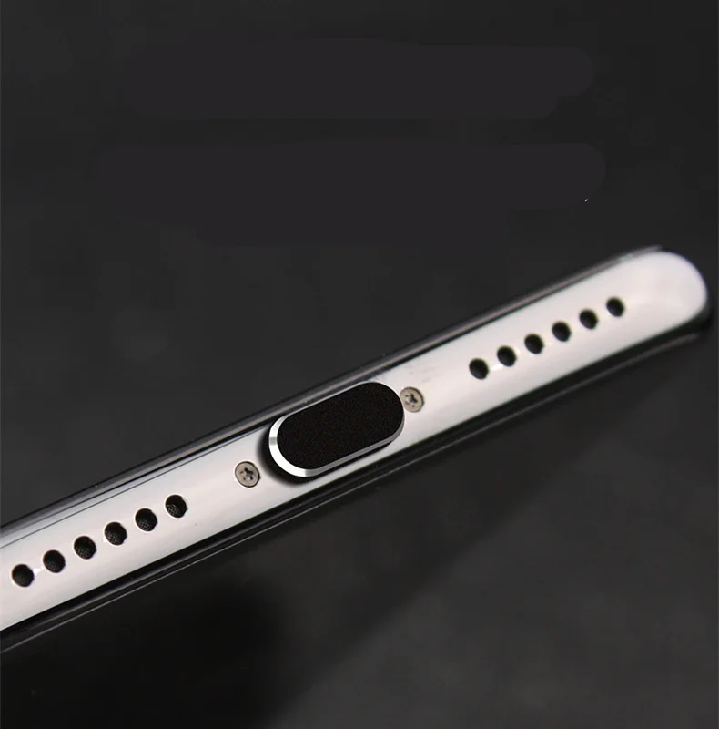 Металлическая алюминиевая Пылезащитная заглушка для iPhone X XR XS Max 8 7 Plus штепсельная